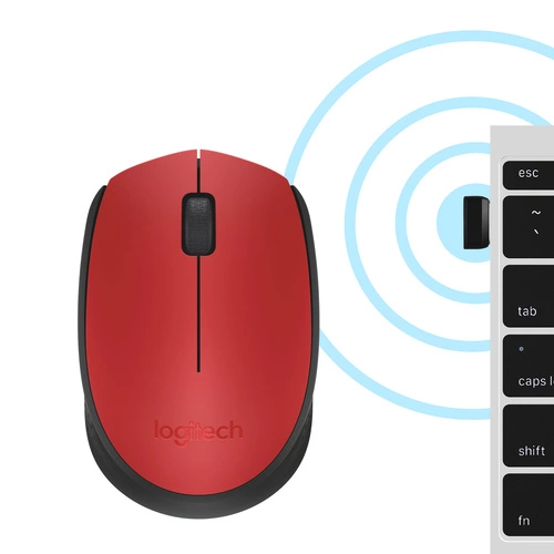 Draadloze muis Logitech M171 Red-K 910-004641