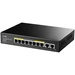 Schakelaar Cudy GS1010PE 10x 1Gb 120 W PoE+