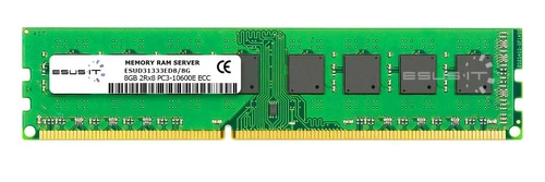 RAM-geheugen 1x 8GB ESUS IT ECC UNBUFFERED DDR3 2Rx8 1333MHz PC3-10600 UDIMM | ESUD31333ED8/8G