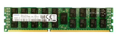 RAM-geheugen 1x 32GB Samsung ECC REGISTERED DDR3 4Rx4 1600MHz PC3-12800 RDIMM | M393B4G70EMB-CK0