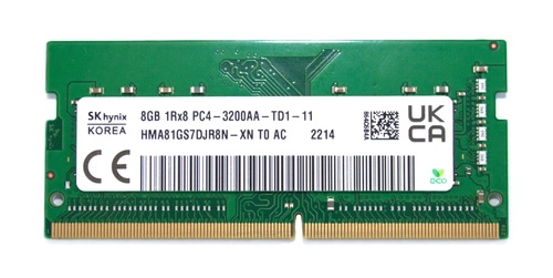 RAM-geheugen 1x 8GB Hynix DDR4 1Rx8 3200MHz PC4-25600 SO-DIMM ECC  | HMA81GS7DJR8N-XN