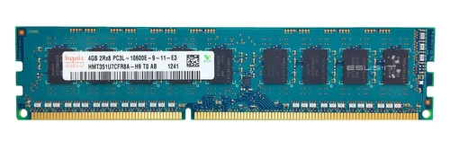 RAM-geheugen 1x 4GB Hynix ECC UNBUFFERED DDR3 1333MHz PC3-10600 UDIMM | HMT351U7CFR8A-H9