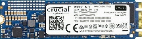 SSD-schijf Crucial MX300 1000GB M.2 2280 SATA 6Gb/s TLC | CT1050MX300SSD4