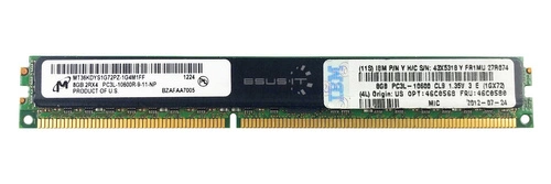 RAM-geheugen 1x 8GB Micron ECC REGISTERED DDR3 1333MHz PC3-10600 RDIMM | MT36KDYS1G72PZ-1G4