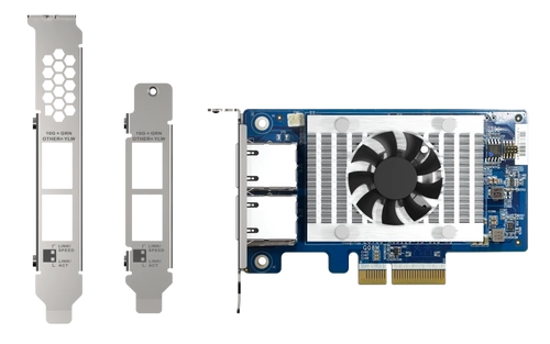 Netwerkkaarten QNAP QXG-10G2T-X710 2x RJ-45 10Gb