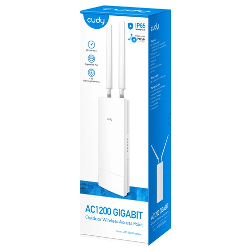 Toegangspunt Cudy AP1300 OUTDOOR 2.4 GHz | 5 GHz 867 Mbps 802.11 a/b/g/n/ac