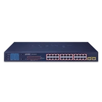 Schakelaar Planet GSW-2620VHP 24x 1Gb 2x SFP 300 W PoE+