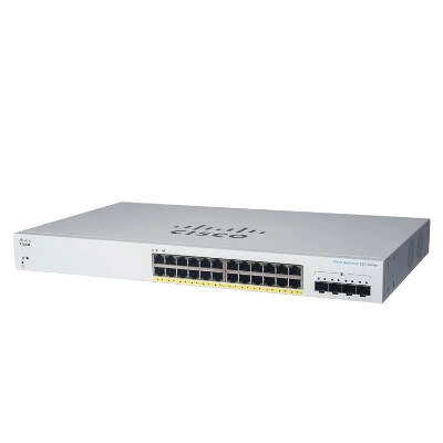 Switch Cisco Business CBS220-24FP-4X-EU 24x 1Gb 4x SFP+ 382 W PoE+