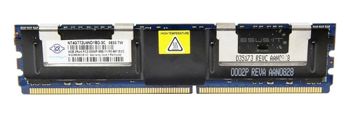 RAM-geheugen 1x 2GB Nanya ECC FULLY BUFFERED DDR2 667MHz PC2-5300 FBDIMM | NT4GT72U4ND1BD-3C