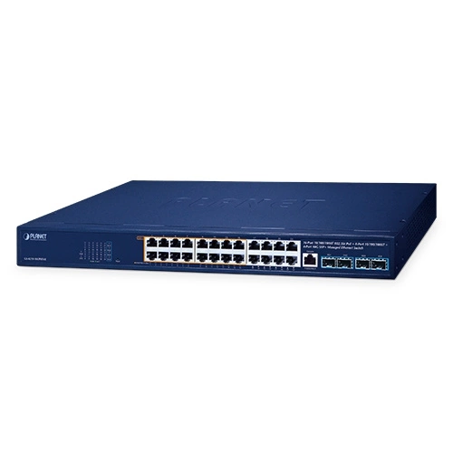 Schakelaar Planet GS-4210-16UP8T4X 24x 1Gb 4x SFP+ 420 W PoE++