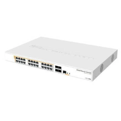 Schakelaar Mikrotik CRS328-24P-4S+RM 24x 10/100/1000 4x SFP+ 450 W PoE+
