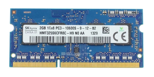 RAM-geheugen 1x 2GB Hynix SO-DIMM DDR3 1333MHz PC3-10600 | HMT325S6CFR8C-H9