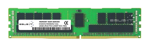RAM-geheugen 1x 16GB ESUS IT ECC REGISTERED DDR4 2Rx8 2400MHz PC4-19200 RDIMM | ESUD42400RD8/16G