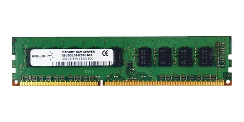 RAM-geheugen 1x 4GB ESUS IT ECC UNBUFFERED DDR3 2Rx8 1066MHz PC3-8500 UDIMM | ESUD31066ED8/4G