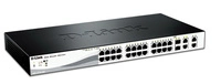 Schakelaar D-Link DGS-1210-28P 24x 1Gb 4x RJ-45/SFP 193 W PoE+