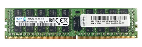 RAM-geheugen 1x 32GB Samsung ECC REGISTERED DDR4 2133MHz PC4-17000 RDIMM | M393A4K40BB0-CPB