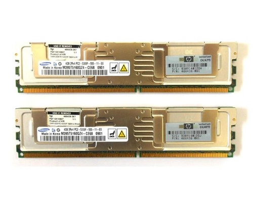 RAM-geheugen 2x 4GB HP Proliant & Workstation DDR2 667MHz FULLY BUFFERED | 397415-B21