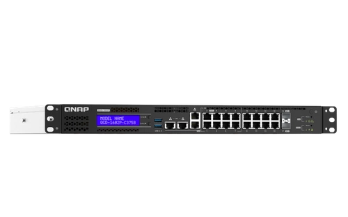 Schakelaar QNAP QGD-1602P-C3558-8G 8x 1Gb | 8x 2.5Gb 2x SFP+ 370 W PoE+/PoE++