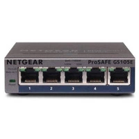 Schakelaar Netgear GS105E-200PES 5x 10/100/1000