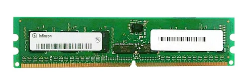 RAM-geheugen 1x 1GB Infineon ECC REGISTERED DDR2 400MHz PC2-3200 RDIMM | HYS72T12800HR-5A