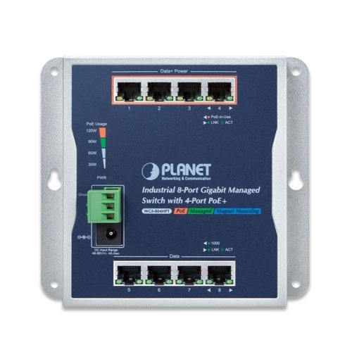 Schakelaar Planet WGS-804HPT 8x 1Gb 144 W PoE+