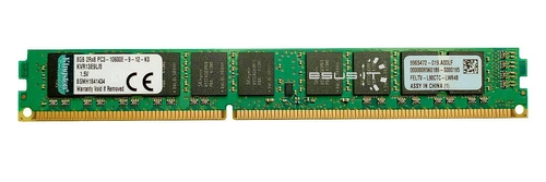 RAM-geheugen 1x 8GB Kingston ECC UNBUFFERED DDR3 2Rx8 1333MHz PC3-10600 UDIMM | KVR13E9L/8