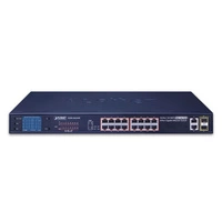 Schakelaar Planet FGSW-1822VHP 16x 100Mb 2x RJ-45/SFP 300 W PoE+