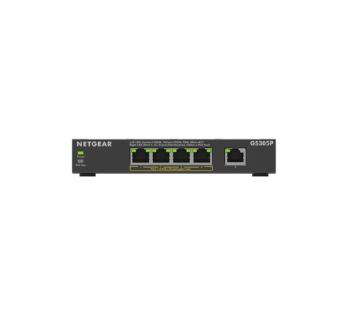 Schakelaar Netgear GS305P-300EUS 5x 1Gb 63 W PoE+