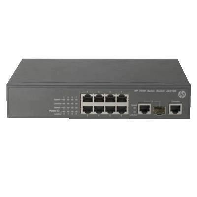 Schakelaar HPE JD318B 8x 10/100 1x SFP