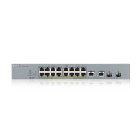 Schakelaar Zyxel GS1350-18HP-EU0101F 16x 1Gb 2x RJ-45/SFP combo ports 250W PoE+