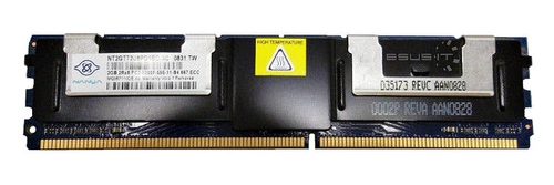 RAM-geheugen 1x 2GB Nanya ECC FULLY BUFFERED DDR2 667MHz PC2-5300 FBDIMM | NT2GT72U4NB1BN-3C