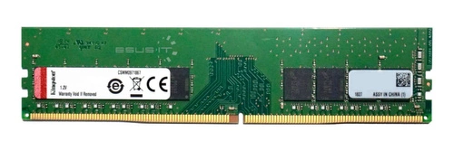 RAM-geheugen 1x 8GB Kingston ECC UNBUFFERED DDR4 1Rx8 2400MHz PC4-19200 UDIMM | KSM24ES8/8ME