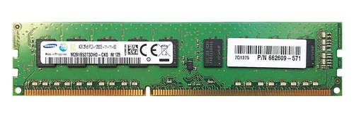 RAM-geheugen 1x 4GB Samsung ECC UNBUFFERED DDR3 2Rx8 1600MHz PC3-12800 UDIMM | M391B5273DH0-CK0