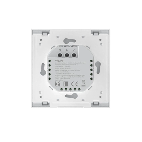 Slimme schakelaar Aqara Smart Wall Switch H1 EU (With Neutral) | WS-EUK03