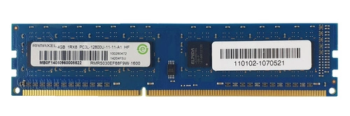 RAM-geheugen 1x 4GB Ramaxel NON-ECC UNBUFFERED DDR3 1600MHz PC3-12800 UDIMM | RMR5030EF68F9W