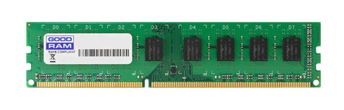 RAM-geheugen 1x 4GB GoodRAM ECC UNBUFFERED DDR3 1333MHz PC3-10600 UDIMM | W-MEM1333E34G