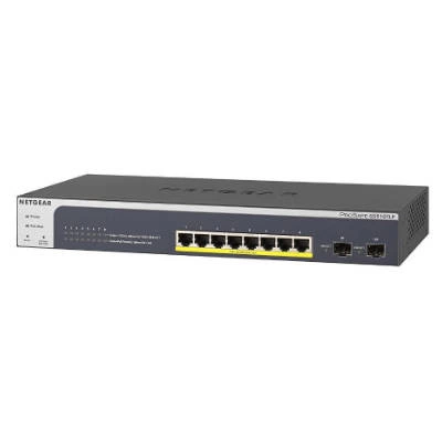 Switch Netgear GS510TLP-100EUS | 1536 kB | 20 Gb/s | 8x Port Ethernet