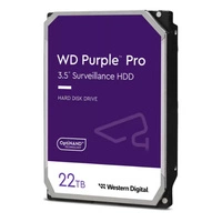 Harde schijf Western Digital PURPLE PRO 3.5'' HDD 22TB 7200RPM SATA 6Gb/s 512MB | WD221PURP