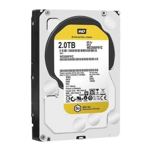 Harde schijf Western Digital GOLD 3.5'' HDD 2000GB 7200RPM SATA 6Gb/s 128MB | WD2005FBYZ