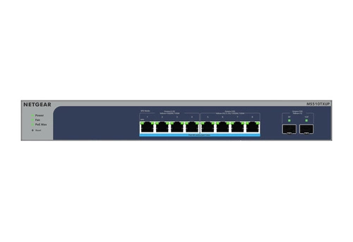 Schakelaar Netgear MS510TXUP-100EUS 4x 2.5Gb | 4x 10Gb 295 W PoE++