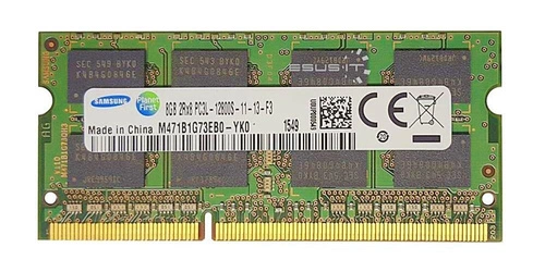RAM-geheugen 1x 8GB Samsung SO-DIMM DDR3 1600MHz PC3-12800 | M471B1G73EB0-YK0