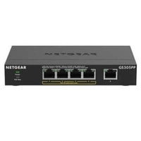 Schakelaar Netgear GS305PP-100PES 5x 10/100/1000 83 W PoE+