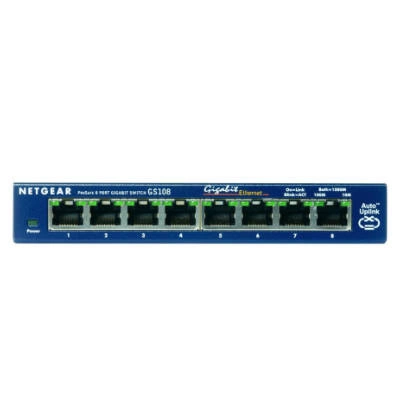 Switch Netgear GS108GE | 192 kB | 16 Gb/s | 8x Port Ethernet