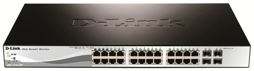 Schakelaar D-Link DGS-1210-28P/E 24x 1Gb 4x RJ-45/SFP 193 W PoE+