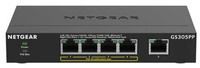 Schakelaar Netgear GS305PP-300EUS 5x 1Gb 83 W PoE+