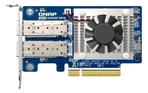 Netwerkkaarten QNAP QXG-25G2SF-E810 2x SFP28 25Gbps