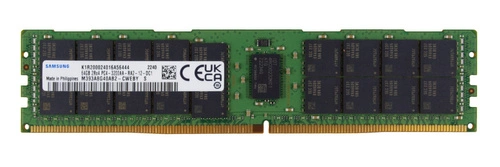 RAM-geheugen 1x 64GB Samsung ECC REGISTERED DDR4 2Rx4 3200MHz PC4-25600 RDIMM | M393A8G40AB2-CWE