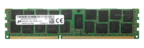 RAM-geheugen 1x 16GB Micron ECC REGISTERED DDR3 1333MHz PC3-10600 RDIMM | MT36KSF2G72PZ-1G4