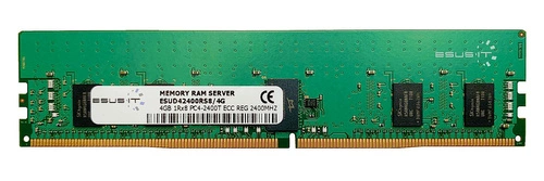RAM-geheugen 1x 4GB ESUS IT ECC REGISTERED DDR4 1Rx8 2400MHz PC4-19200 RDIMM | ESUD42400RS8/4G