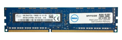 RAM-geheugen 1x 4GB Hynix ECC UNBUFFERED DDR3 1333MHz PC3-10600 UDIMM | HMT351U7EFR8A-H9